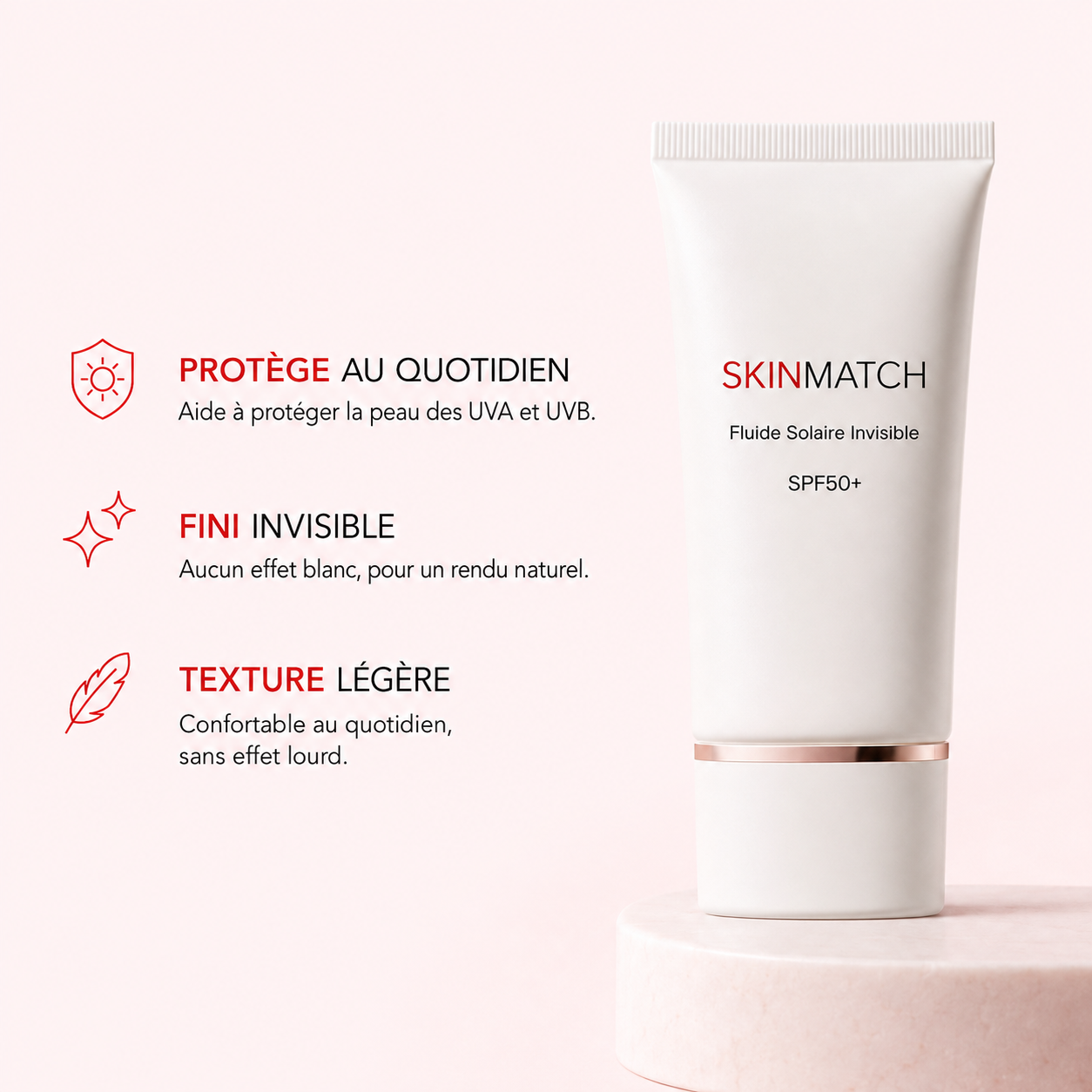 Fluide Solaire Invisible SPF50+