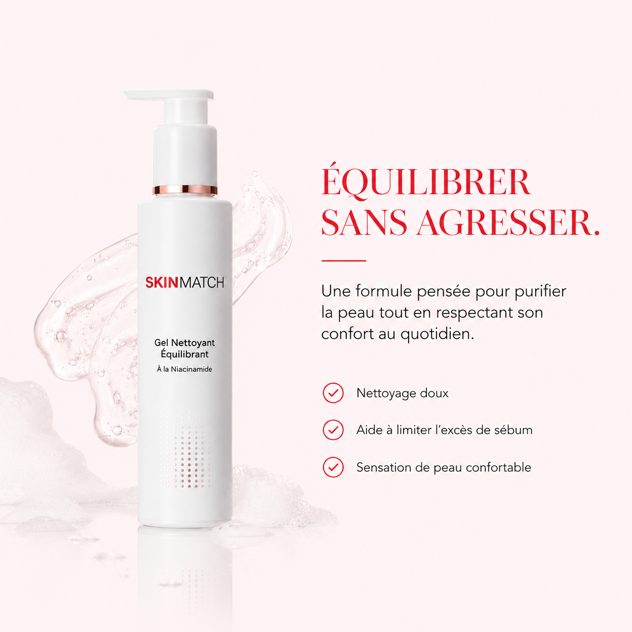 Gel Nettoyant Équilibrant à la Niacinamide