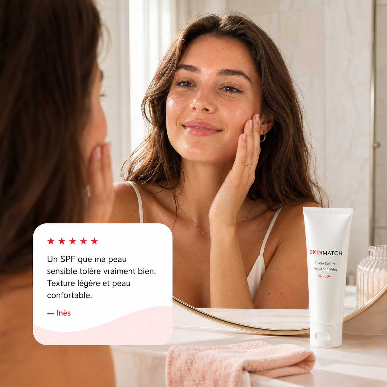 Fluide Solaire Peaux Sensibles SPF50+