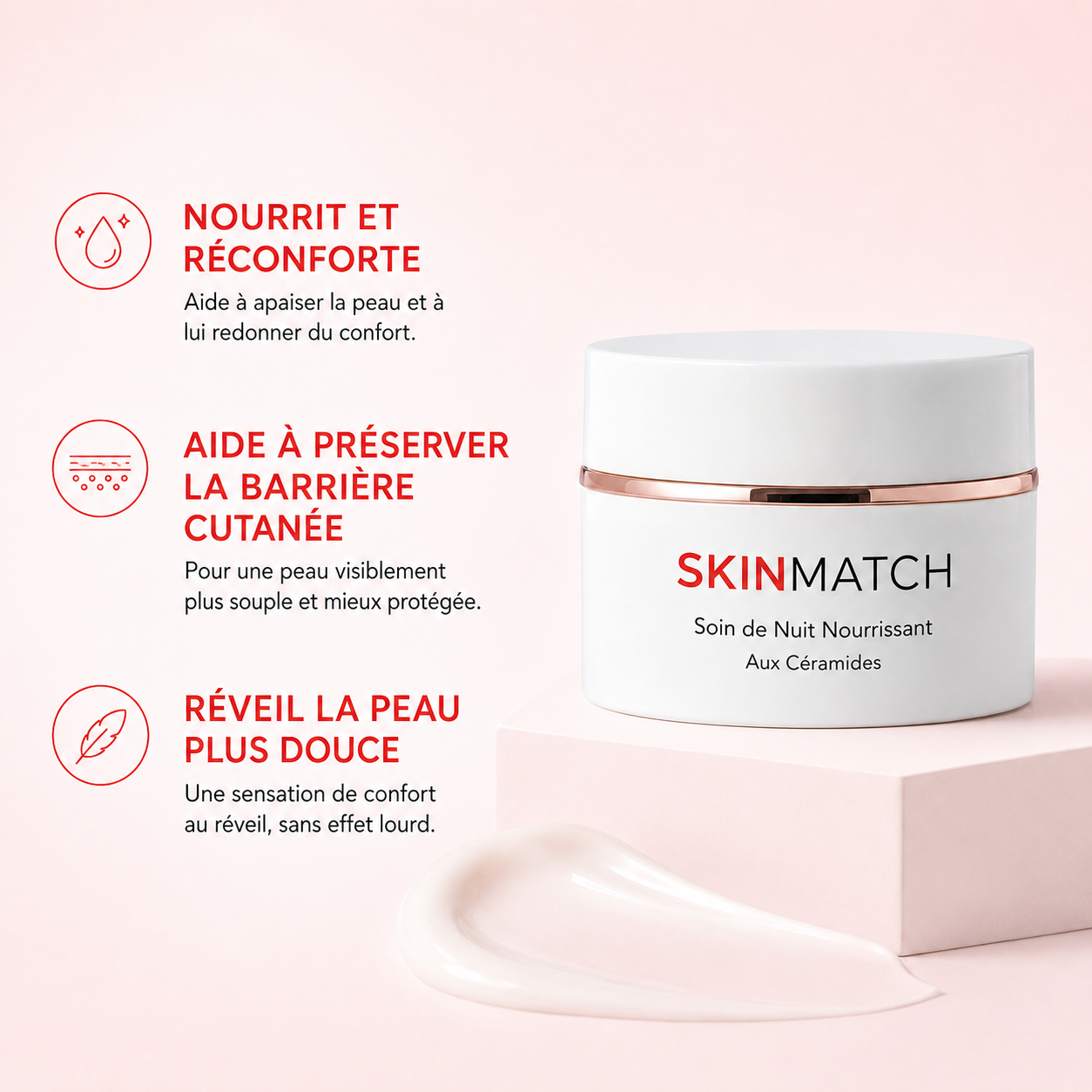 Soin de Nuit Nourrissant aux Céramides