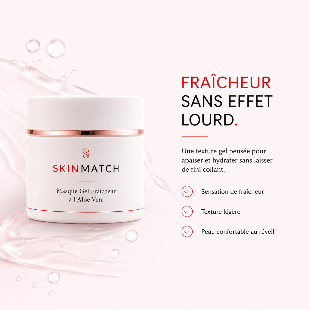 Masque Gel Fraîcheur à l’Aloe Vera