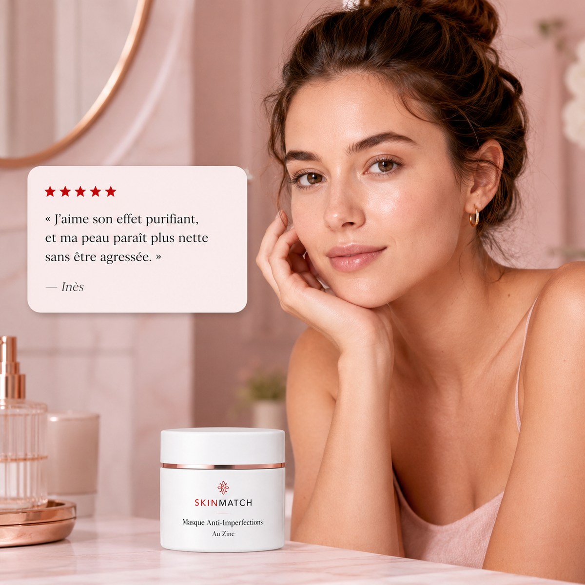 Masque Anti-Imperfections au Zinc
