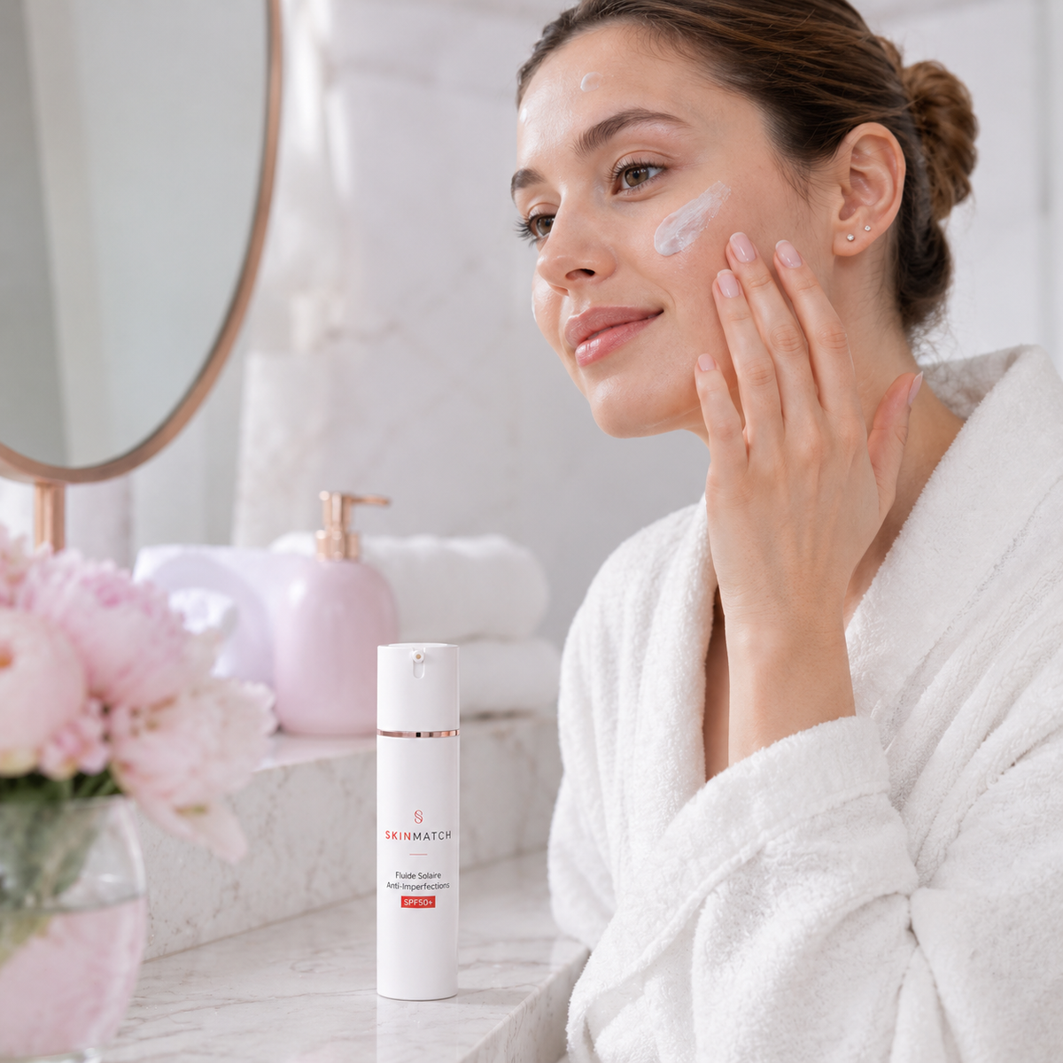Fluide Solaire Anti-Imperfections SPF50+