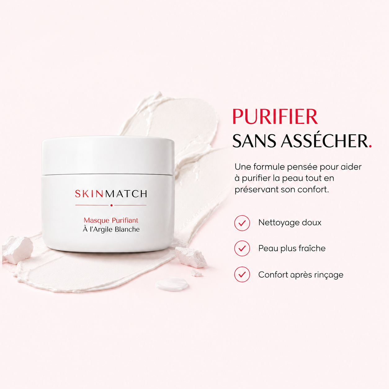Masque Purifiant à l’Argile Blanche