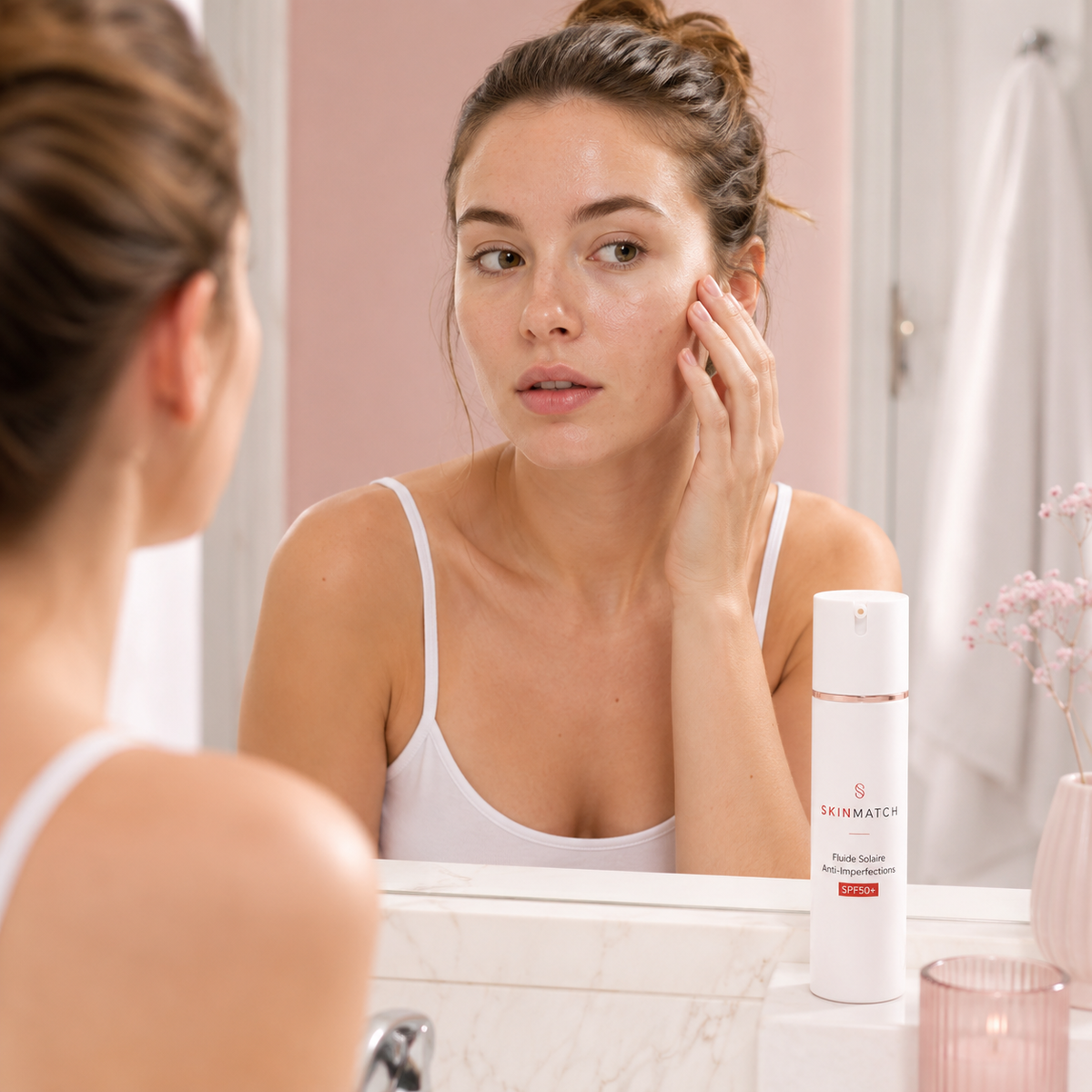 Fluide Solaire Anti-Imperfections SPF50+