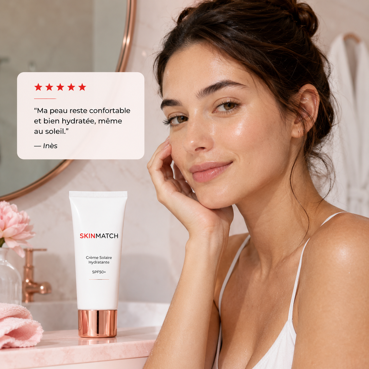 Crème Solaire Hydratante SPF50+