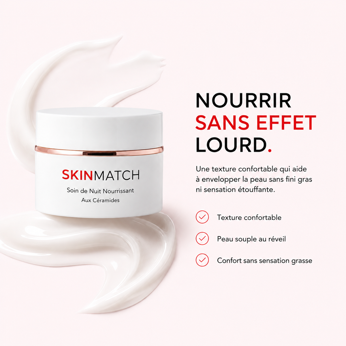 Soin de Nuit Nourrissant aux Céramides