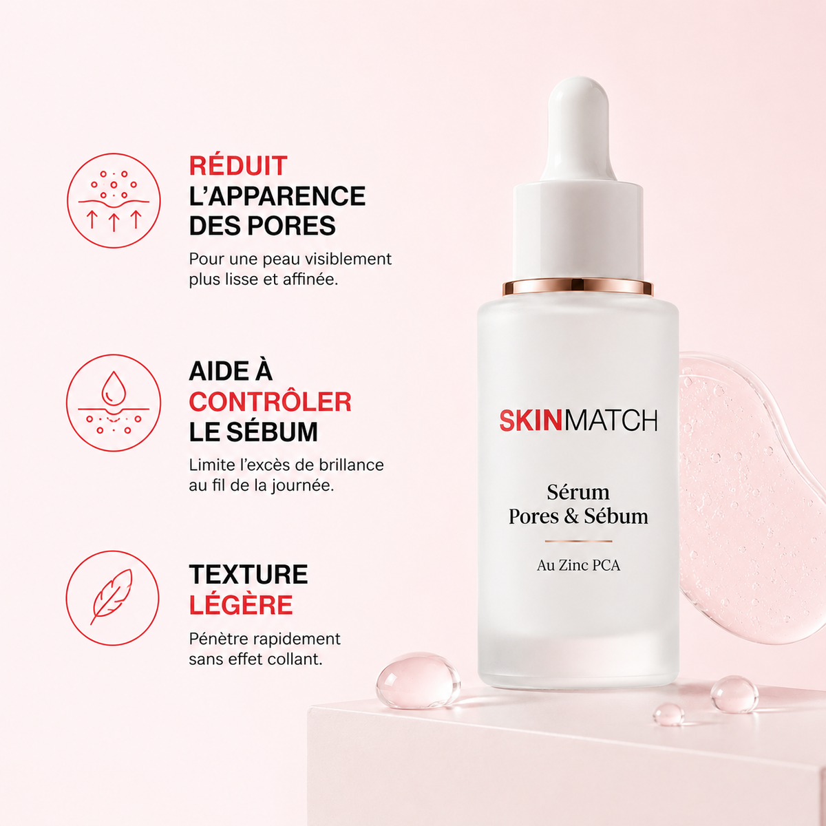 Sérum Pores & Sébum au Zinc PCA