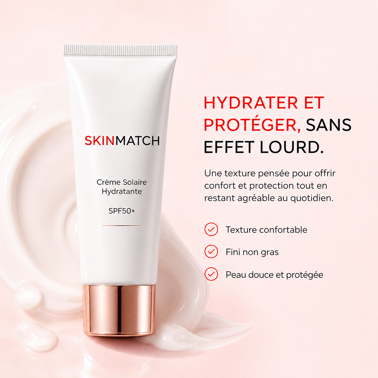 Crème Solaire Hydratante SPF50+