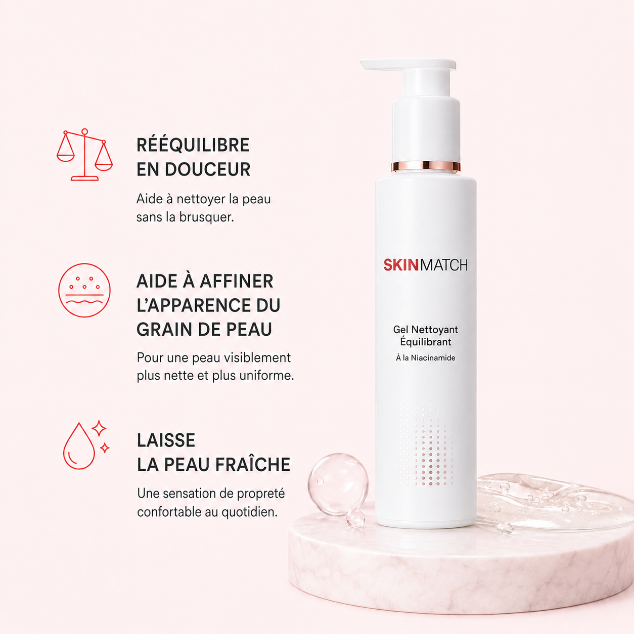 Gel Nettoyant Équilibrant à la Niacinamide