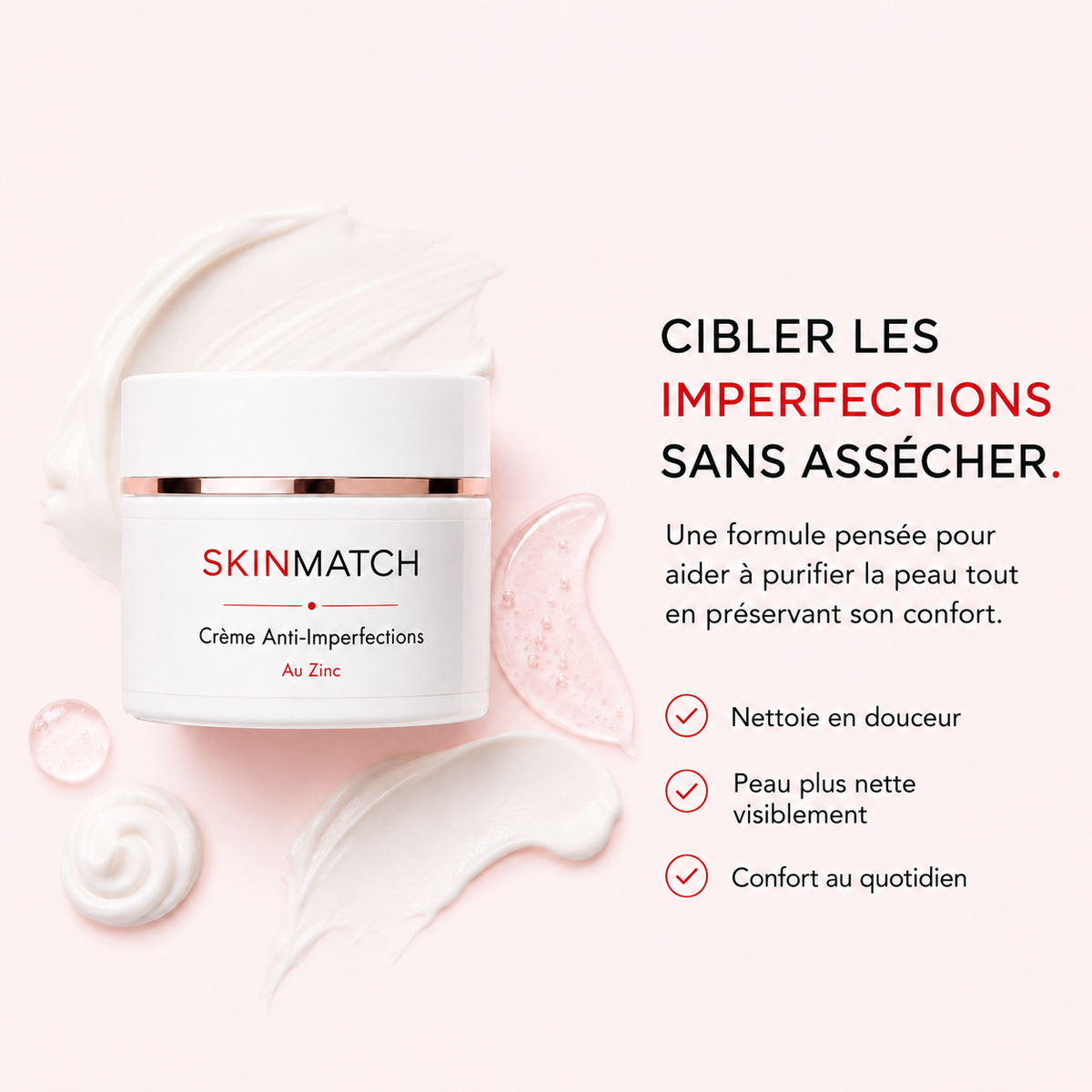 Crème Anti-Imperfections au Zinc